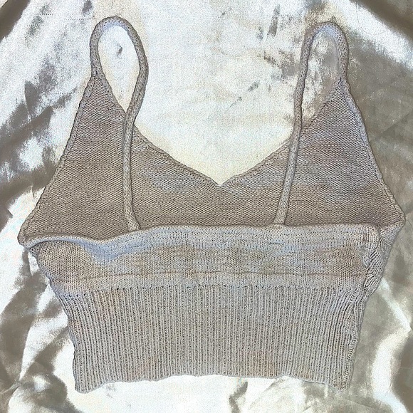 White Crop Top - Picture 2 of 2